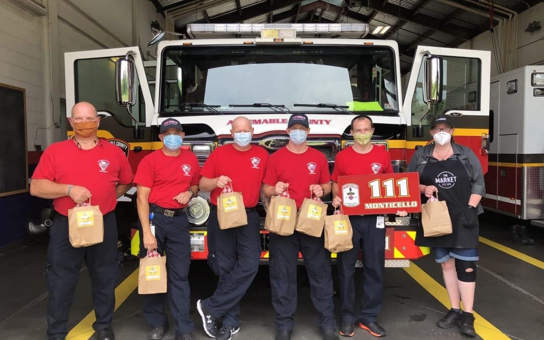 NBC29 News: Market Offers Up Treats to First Responders