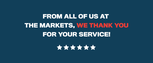 The Market by Tiger Honors Veterans